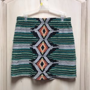 Amazing tribal mini skirt
